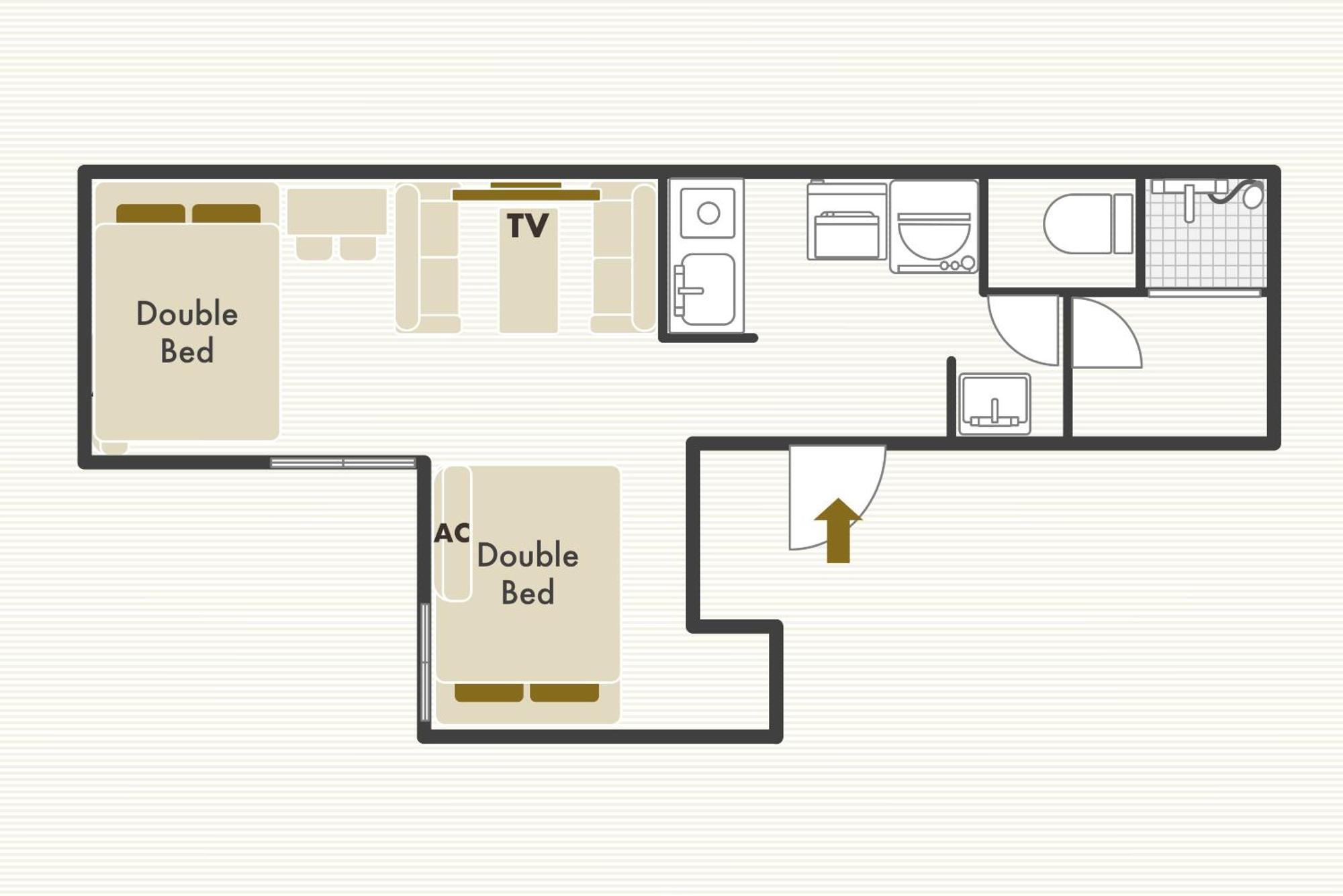 Hermitage Nishi Shinjuku Apartment *